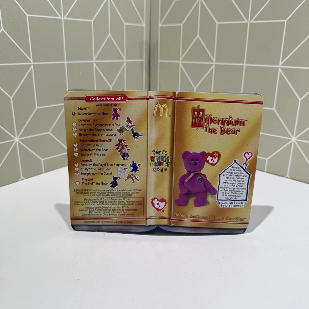 Ty Beanie Babies 2000 Millennium Bear, Ronald McDonald House -‎ Very Limited